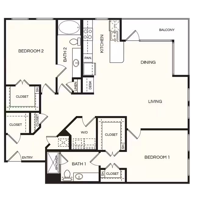 PEARL @ THE MIX-B4 1301 floor plan